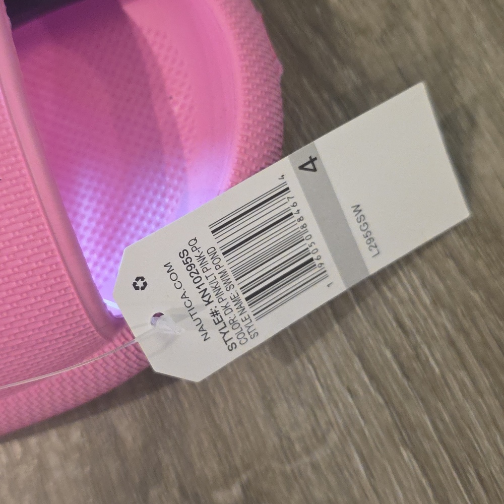 NWT Nautica Vibrant Pink Slide Sandals - Picture 3 of 3